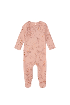 Soft Gallery Nat Bodysuit, AOP mini splash - Peach perfect, rose